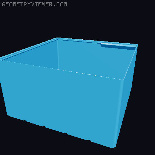 Gridfinity cups height 16 (116mm) collection 3D model thumbnail