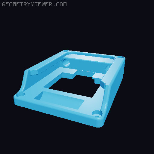 Flashlight handle for Makita battary 3D model thumbnail