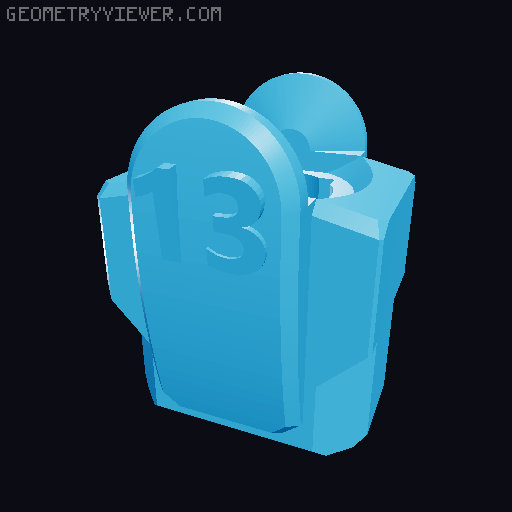 Dummy 13 Sister Style (Dummy 13 Female Variant) 3D model thumbnail