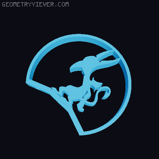 Panic Magnetic Mickey Ears 3D model thumbnail
