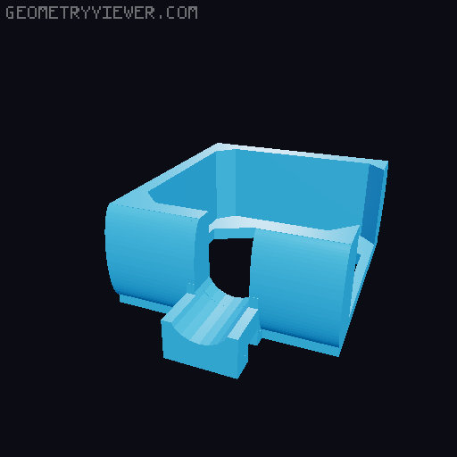 MK3S Big Einsy Case Fan-Mod 3D model thumbnail
