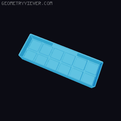 Gridfinity cups height 5 (39mm) collection 3D model thumbnail