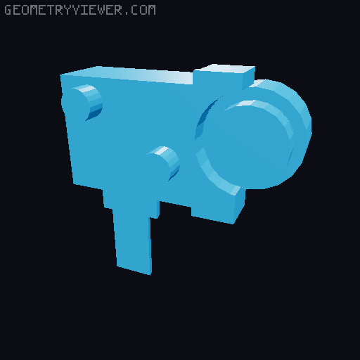 40mm frame parts 3D model thumbnail