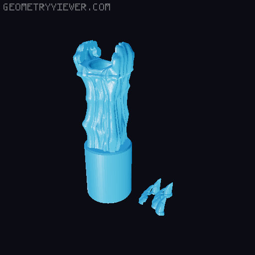 Ceiling Xenomorph 3D model thumbnail
