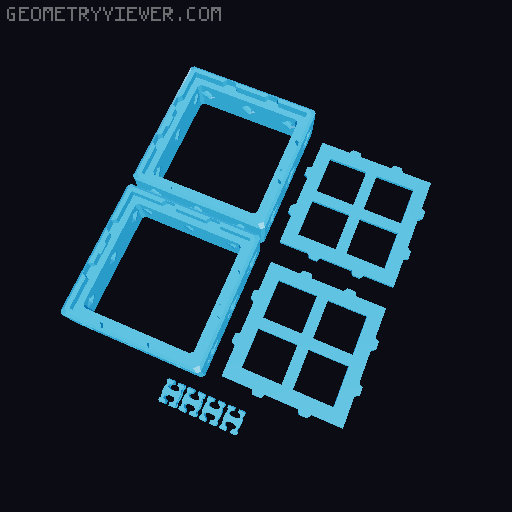 Macro Keyboard - Electroblok Project - PrintABlok 3D model thumbnail