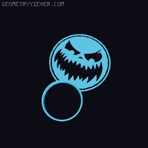 Aqara G4 Halloween Pumpkin decoration 3D model thumbnail