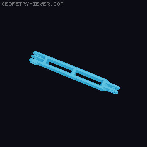 Anti-droop detented arms for Modular Mounting System 3D model thumbnail
