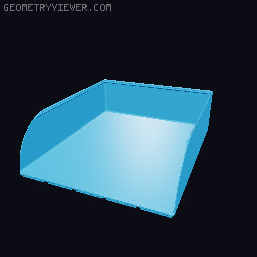 Gridfinity rouded bins collection all sizes 3D model thumbnail