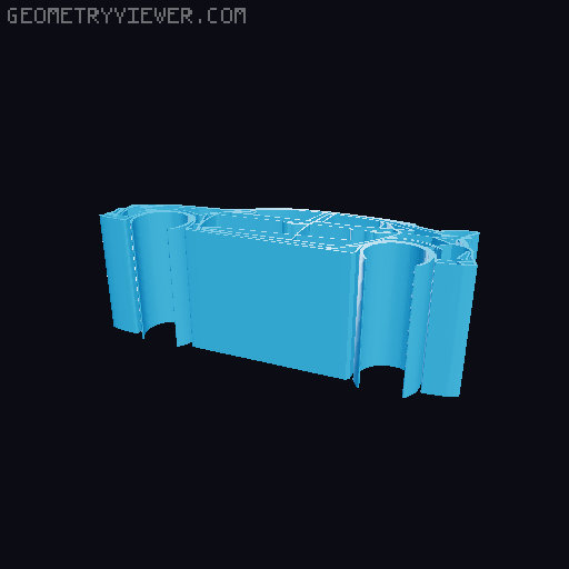 Car silhouettes! different models 3D model thumbnail