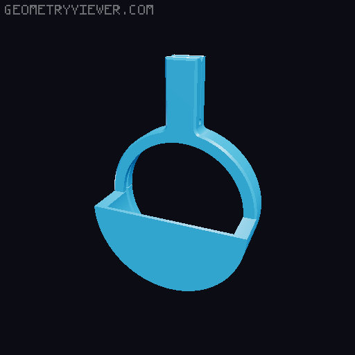 EIKOSHA Air Freshener Holder 3D model thumbnail