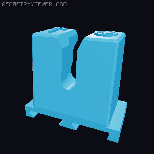 Multiboard - WERA Kraftform MultiConntect mounts REMIX 3D model thumbnail