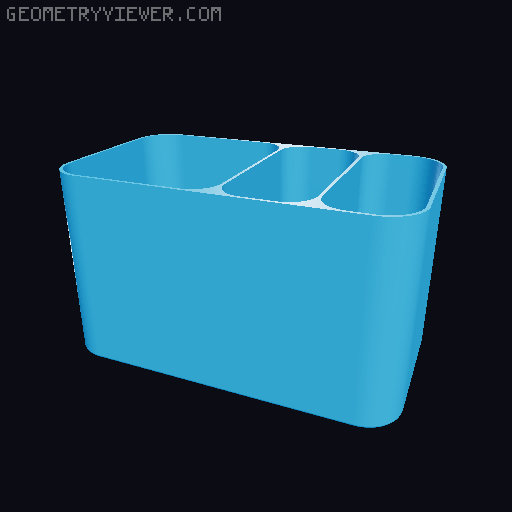 IKEA SKÅDIS Ultimate Bin, Tray & Hanger Set 3D model thumbnail
