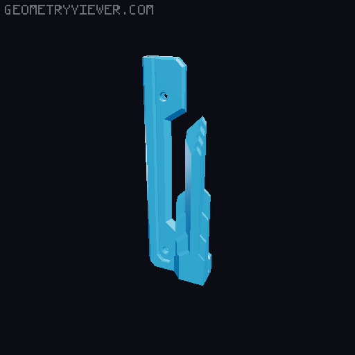 Elegoo Centauri Carbon Lid and plate holder (3 and 5 plate variants). with options of with hinge, without hinge and with mounting point for wifi antenna extension. 3D model thumbnail