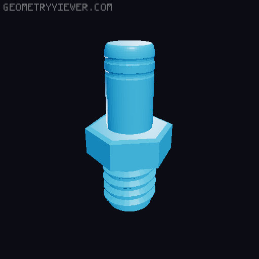 4 Stroke Flathead Boxer Engine 3D model thumbnail