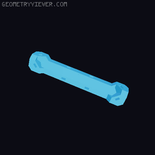openGrid - Angle connector 3D model thumbnail