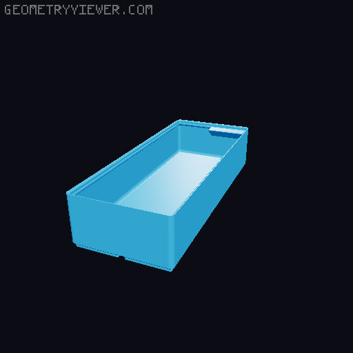 Gridfinity cups height 6 (46mm) collection 3D model thumbnail