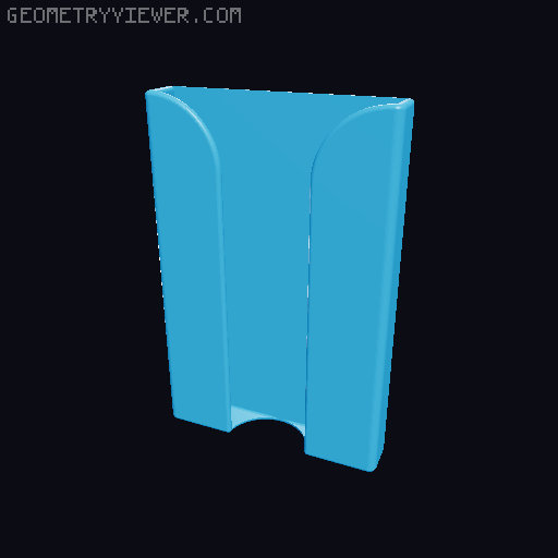 The DUMB Wallet X Money Clip 3D model thumbnail