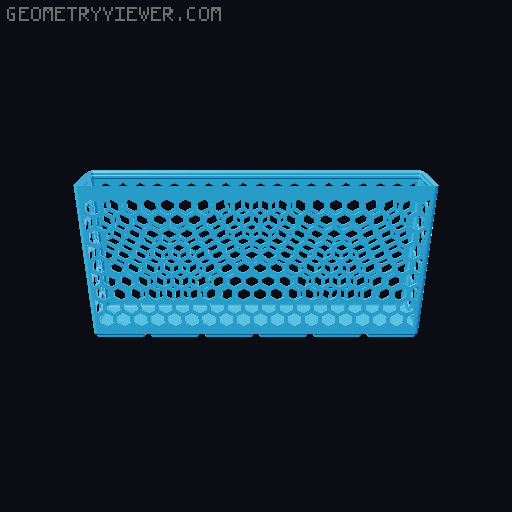 Gridfinity Hex Bins all sizes 3D model thumbnail