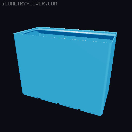 Gridfinity cups height 18 (130mm) collection 3D model thumbnail