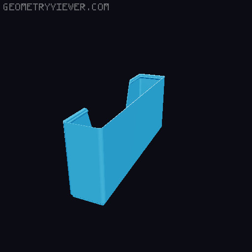 Gridfinity wall cutout collection 3D model thumbnail