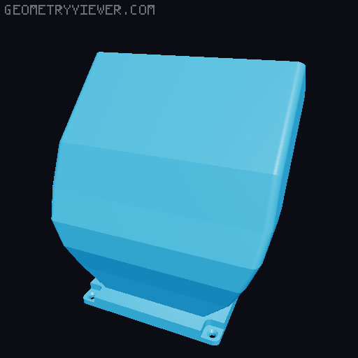 Modified duct for added cooling power 3D model thumbnail