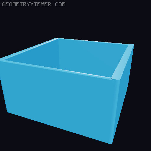 IKEA Helmer Drawer dividers 3D model thumbnail