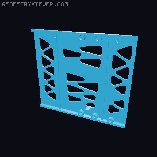 Framework computer mainboard case 3D model thumbnail