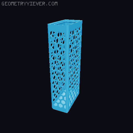 Gridfinity Hex Bins all sizes 3D model thumbnail