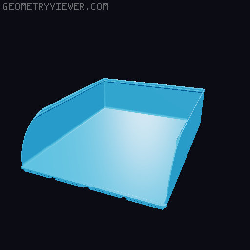 Gridfinity rouded bins collection all sizes 3D model thumbnail