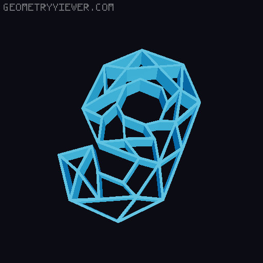 Geometric Numbers 3D model thumbnail