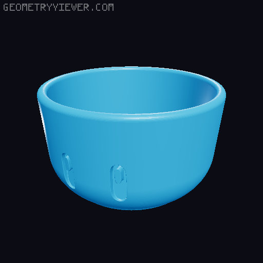 Mario Super Mushroom Bowl (From Toadstool Café in Super Nintendo World) 3D model thumbnail