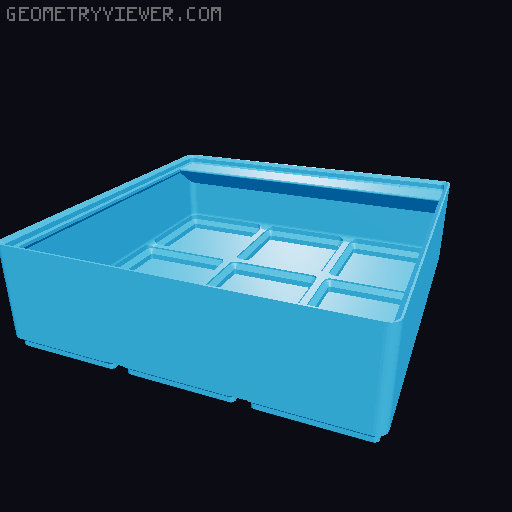Gridfinity cups height 5 (39mm) collection 3D model thumbnail