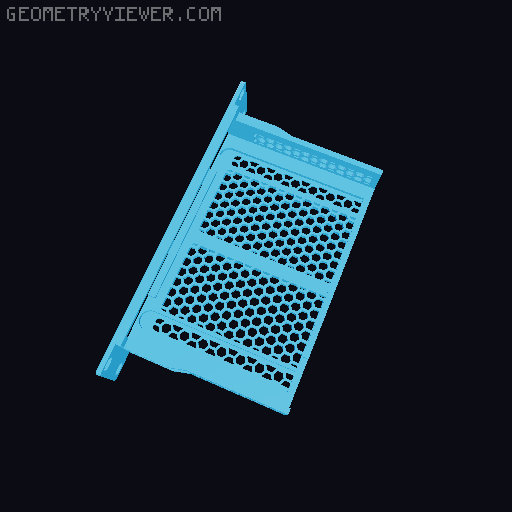 10" Mini Rack. All 3D Printable 3D model thumbnail