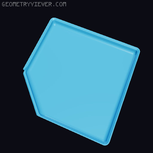 The Gridfinity Modular Parts Tray 3D model thumbnail
