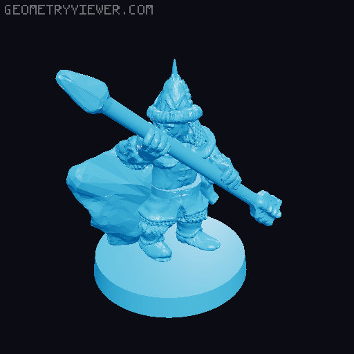 Dale Windlance 10mm Scale 3D model thumbnail