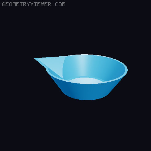 Stackable Paint Mix Cup 3D model thumbnail