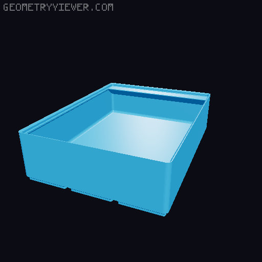 Gridfinity cups height 6 (46mm) collection 3D model thumbnail