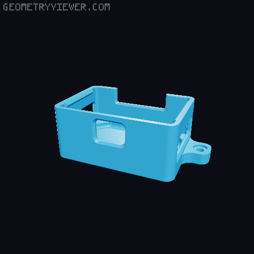 ratgdo32, v2.53i, v2.52i, v2.5i, v2.5, & v2.0 PCB Case / Enclosure 3D model thumbnail