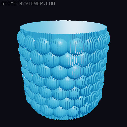 Bubble Vase 3D model thumbnail