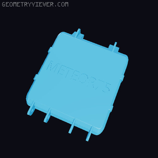 Meteor75Pro Rugged Case 3D model thumbnail