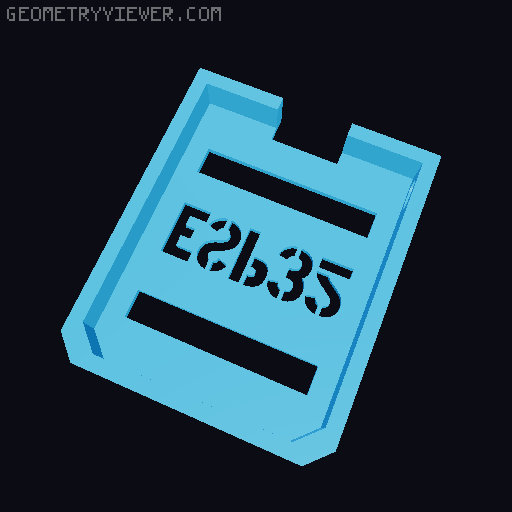 ESP32 D1 Mini Case 3D model thumbnail
