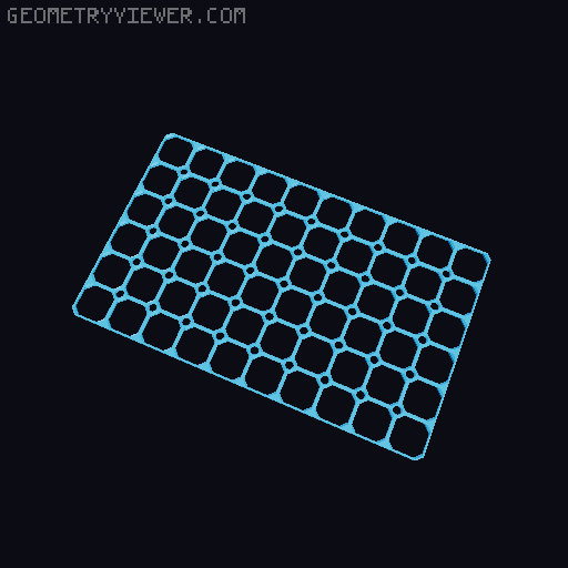 openGrid with Multiboard-compatible screw holes 3D model thumbnail