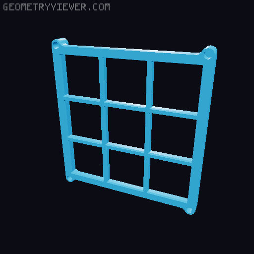Gridfinity Desktop Baseplates 3D model thumbnail
