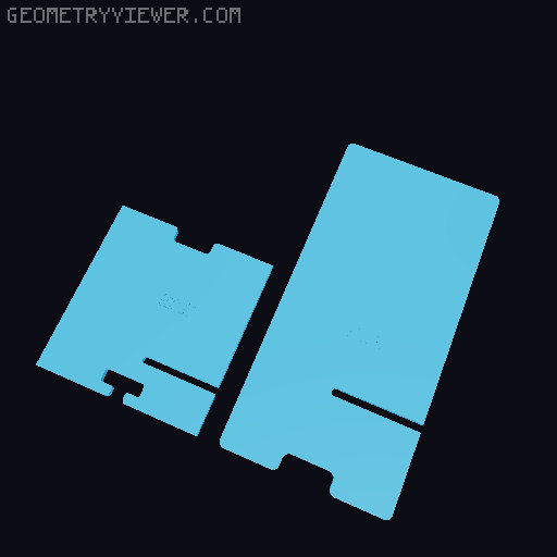 Phone holder 3D model thumbnail