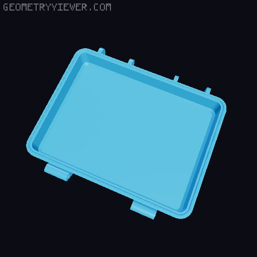 Metal Business Card Case (Holder) - REMIX 3D model thumbnail