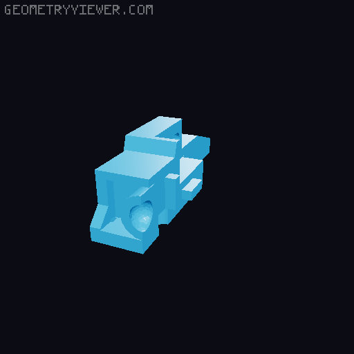 40mm frame parts 3D model thumbnail