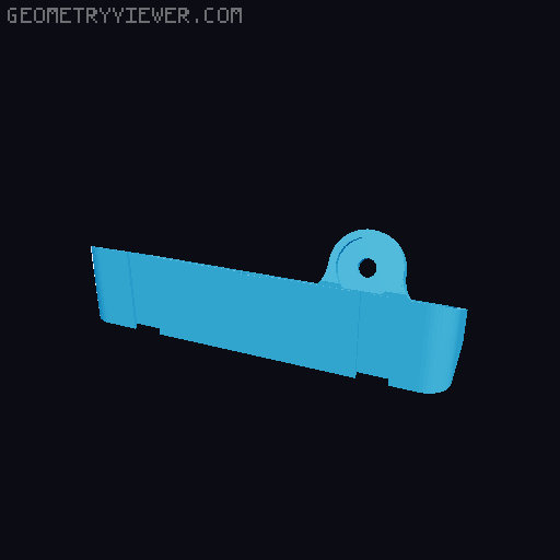 Screen Faceplate with Camera Screw 3D model thumbnail