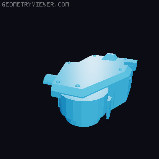 40mm frame parts 3D model thumbnail