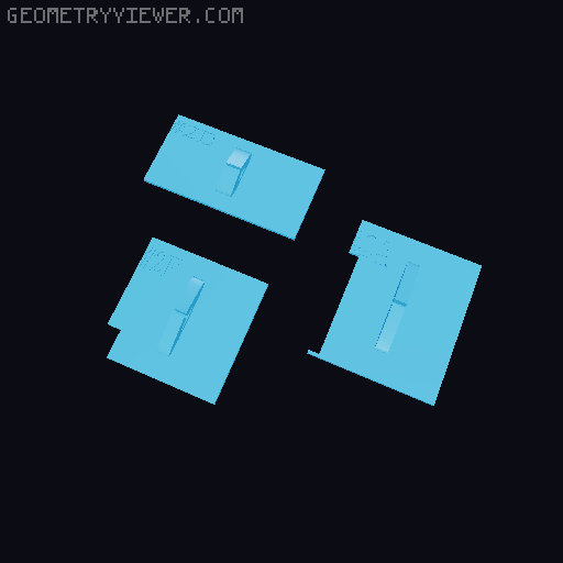Stranger Things DND Shadow Dungeon Map Covers 3D model thumbnail