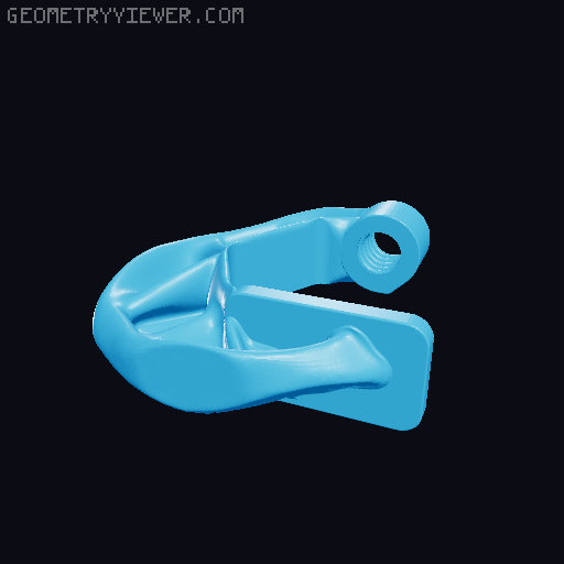 Prusament PET-G Clamp Optimized 3D model thumbnail